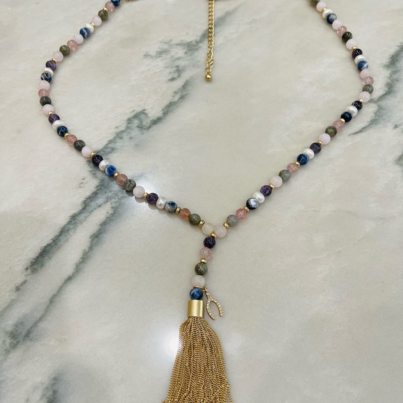 Semi precious gems necklace - Picture 2 of 3